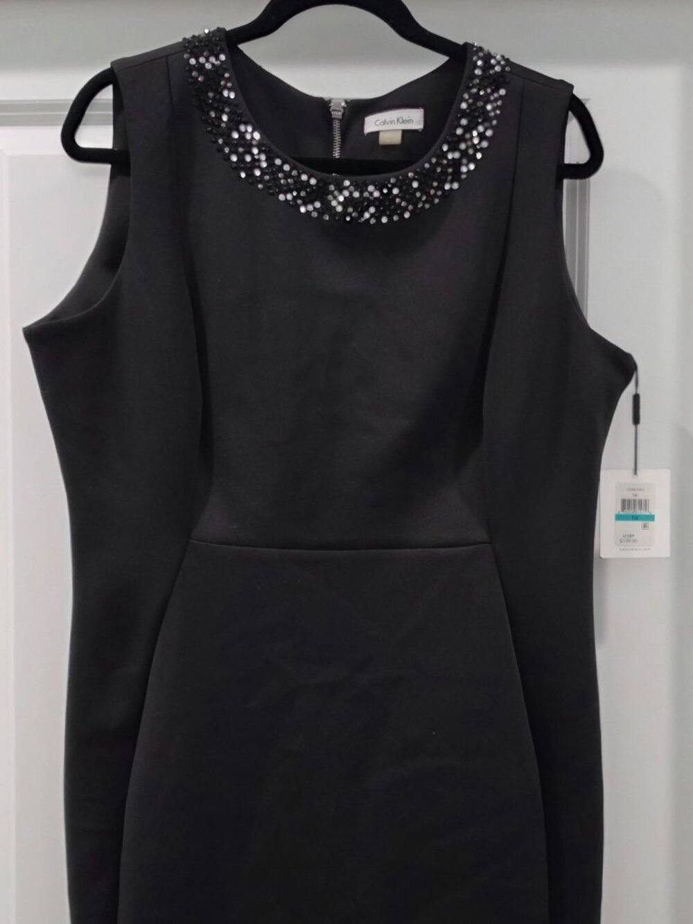 CK Sleeveless Black Dress